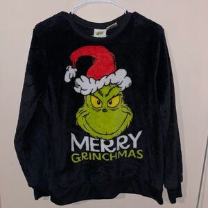 Merry Grinchmas Black Sweater